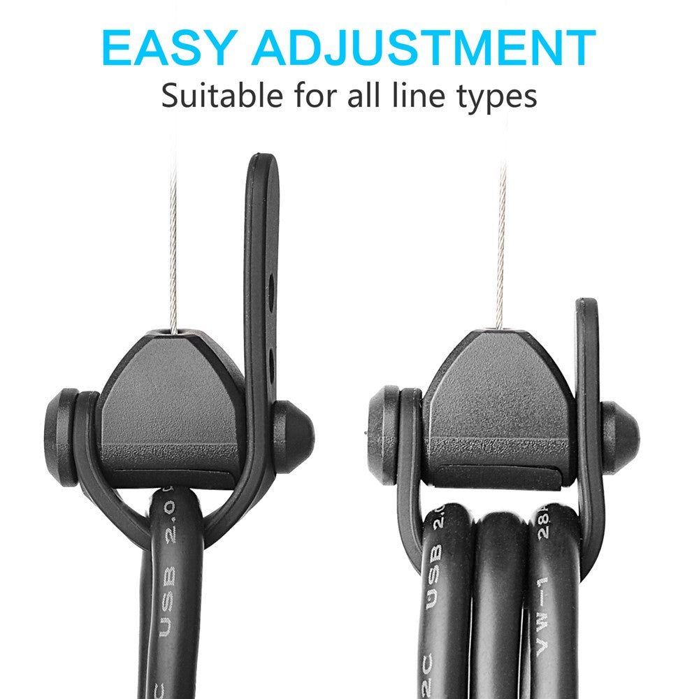 6PCS VR Cable Management System Retractable Ceiling Pulley for VR Headset Cable Organizer Accessories