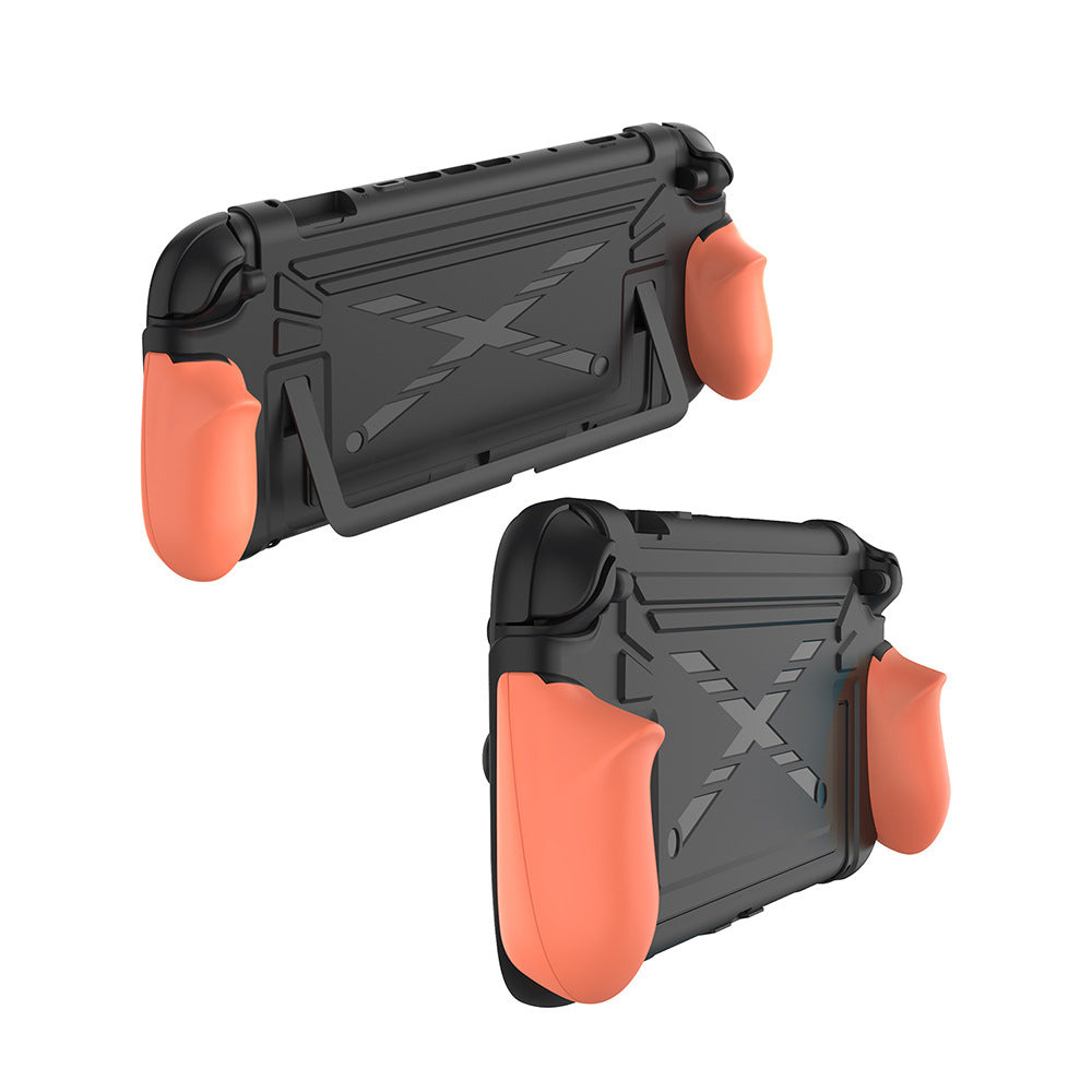 DOBE TNS-5196 Detachable Grip Protective Case for Nintendo Switch 2 Ergonomic Grip Cover with Foldable JoyCon Holder