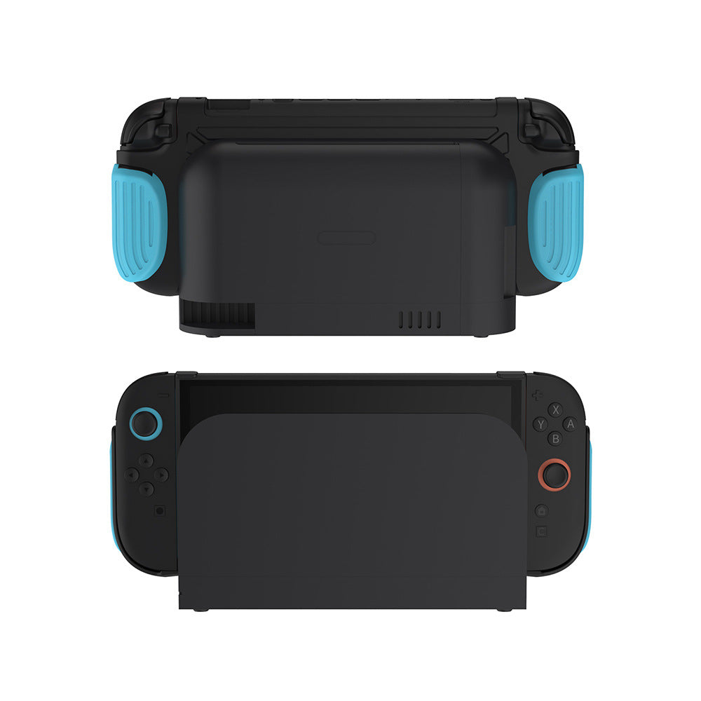 DOBE TNS-5196 Detachable Grip Protective Case for Nintendo Switch 2 Ergonomic Grip Cover with Foldable JoyCon Holder