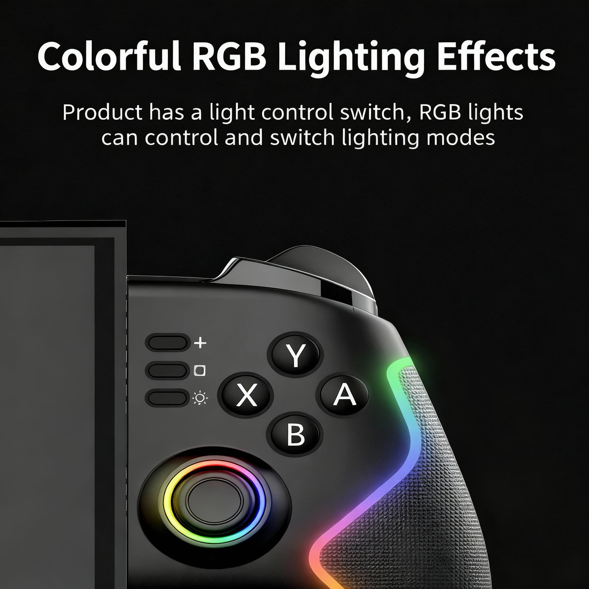 IPEGA PG-SW2123 Wireless Retractable Controller for Nintendo Switch / Switch 2 Handheld Hall Effect Joystick with RGB Light
