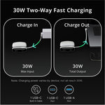 BOBOVR PD100 combo 30W Fast Charging Dock Built-in USB-C Cable with BOBOVR B100 10000mAh Battery Pack
