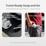 BOBOVR PD100 combo 30W Fast Charging Dock Built-in USB-C Cable with BOBOVR B100 10000mAh Battery Pack