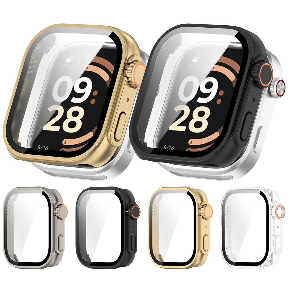 For Xiaomi Redmi Watch 6 Integrated Watch Case Transfer to Ultra 3 Hard PC + Screen Protector Watch Protector