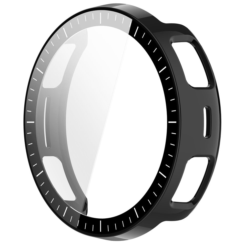 For Huami Amazfit Active 3 Premium Case Hard PC Watch Protective Cover with Tempered Glass Film