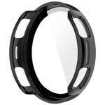 For Huami Amazfit Active 3 Premium Case Hard PC Watch Protective Cover with Tempered Glass Film