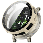 For Huami Amazfit Active 3 Premium Case Hard PC Watch Protective Cover with Tempered Glass Film