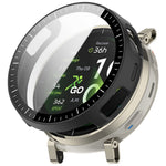 For Huami Amazfit Active 3 Premium Case Hard PC Watch Protective Cover with Tempered Glass Film