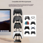 IPLAY HBS-2846 Gamepad-opbevaringsstativ, 8 controllere, ladestation til PS5 PS4 Xbox Switch Pro, skrivebordsorganisator med kabelstyring