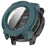 For Garmin Instinct 3 AMOLED 45mm / Instinct 3 Solar 45mm Protective Case with Tempered Glass Screen Protector PC Watch Cover