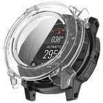 For Garmin Instinct 3 AMOLED 45mm / Instinct 3 Solar 45mm Protective Case with Tempered Glass Screen Protector PC Watch Cover