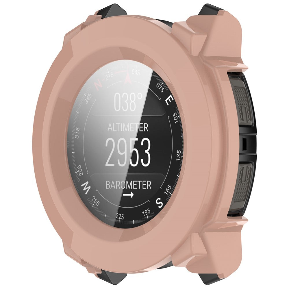 For Garmin Instinct 3 AMOLED 50mm / Instinct 3 Solar 50mm Protective Case with Tempered Glass Screen Protector PC Watch Cover