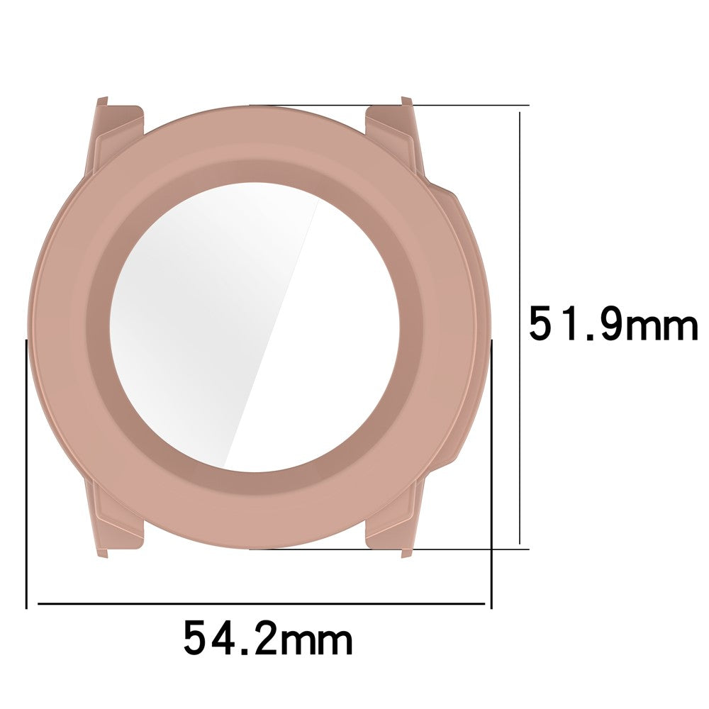 For Garmin Instinct 3 AMOLED 50mm / Instinct 3 Solar 50mm Protective Case with Tempered Glass Screen Protector PC Watch Cover