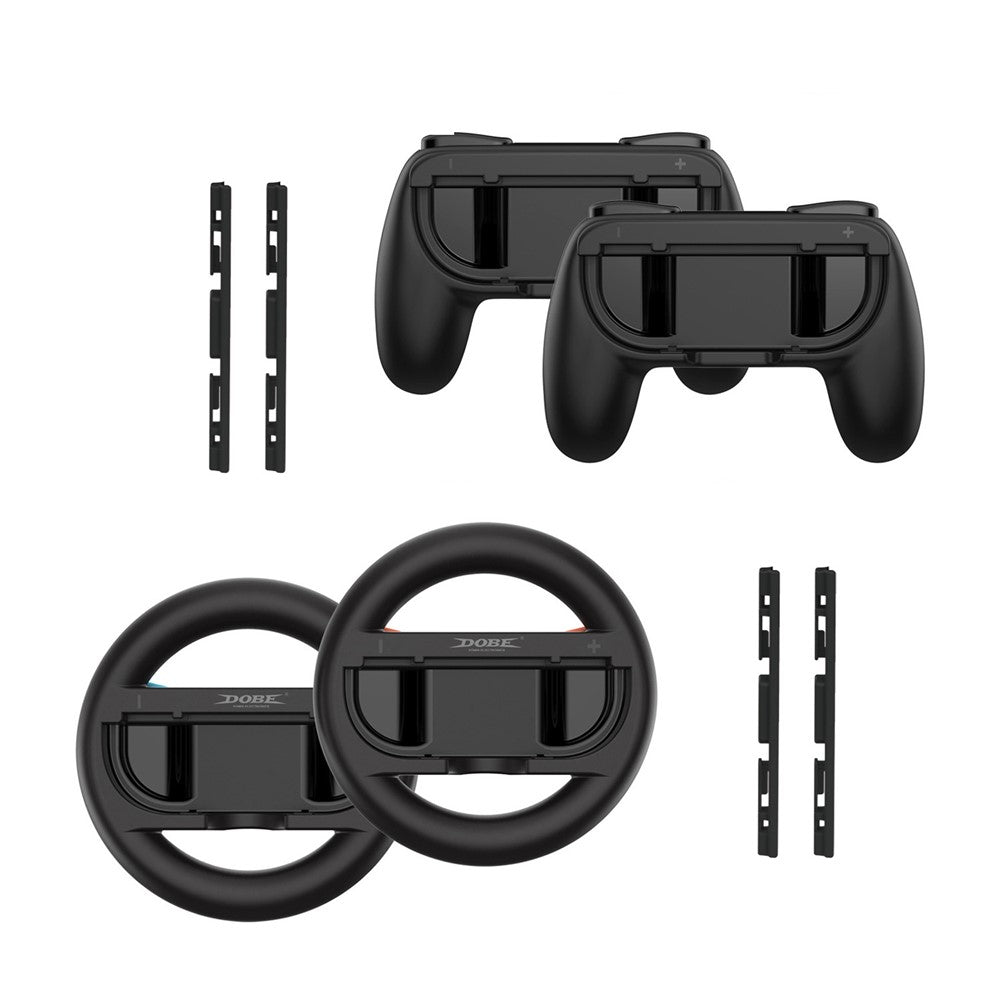 DOBE FOMIS ELECTRONICS Controller Grip and Steering Wheel Handle Kit for Nintendo Switch 2 / Switch / Switch OLED