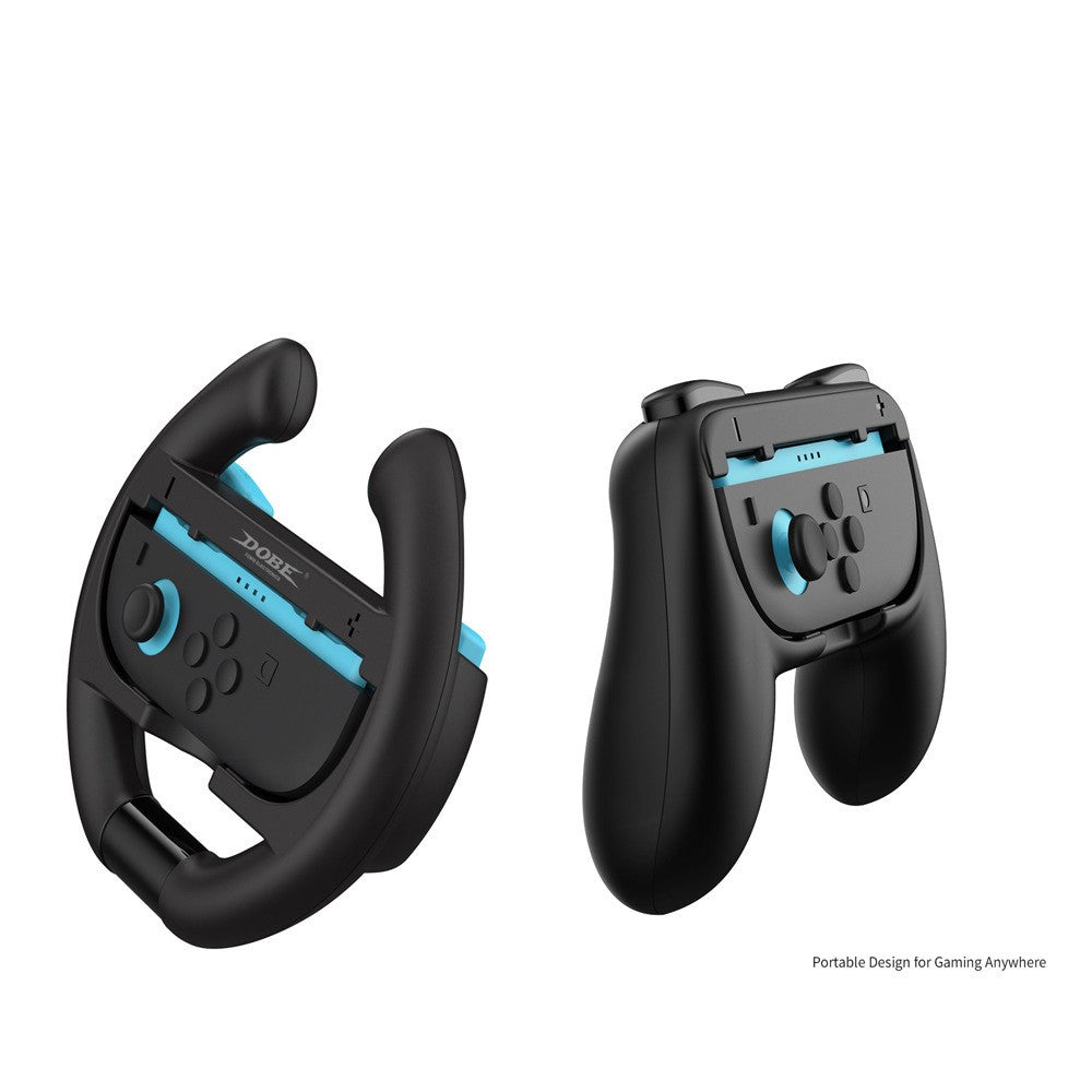 DOBE FOMIS ELECTRONICS Controller Grip and Steering Wheel Handle Kit for Nintendo Switch 2 / Switch / Switch OLED