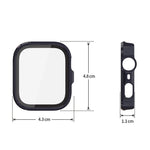 Til Huawei Watch Fit 5 Pro PC-urcover + skærmbeskytter af hærdet glas All-Around beskyttelsescover