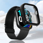 Til Huawei Watch Fit 5 Watch PC-etui med hærdet glas skærmbeskytter 2 i 1 fuld dækning
