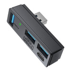 JYS SDM007 4-in-1 USB Hub 3x USB-A 3.0 + 1x USB-C 5Gbps Mini Dock for Steam Machine  /  PS5  /  PC