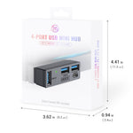 JYS SDM007 4-in-1 USB Hub 3x USB-A 3.0 + 1x USB-C 5Gbps Mini Dock for Steam Machine  /  PS5  /  PC