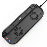 YZC-529 Multifunctional Joy-Con Charging Dock for Nintendo Switch 2 Magnetic 4 Slots Game Card Storage Cooling Fan Charging Station with RGB Lighting