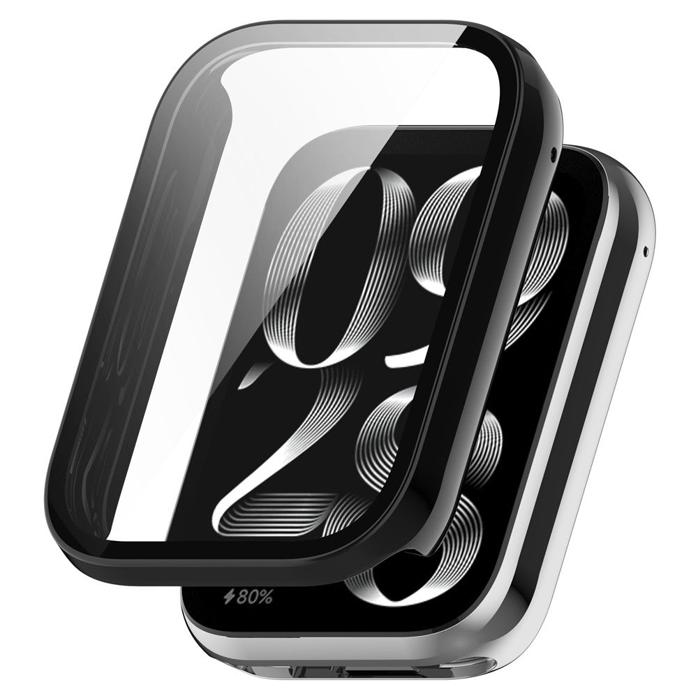 Til Xiaomi Smart Band 10 Pro (Ceramic Edition) Beskyttelsescover med hærdet glas skærmbeskytter PC-urcover