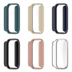 Til Xiaomi Smart Band 10 Pro (Ceramic Edition) Beskyttelsescover med hærdet glas skærmbeskytter PC-urcover