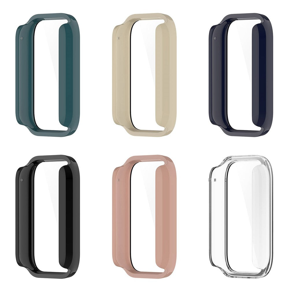 Til Xiaomi Smart Band 10 Pro (Ceramic Edition) Beskyttelsescover med hærdet glas skærmbeskytter PC-urcover