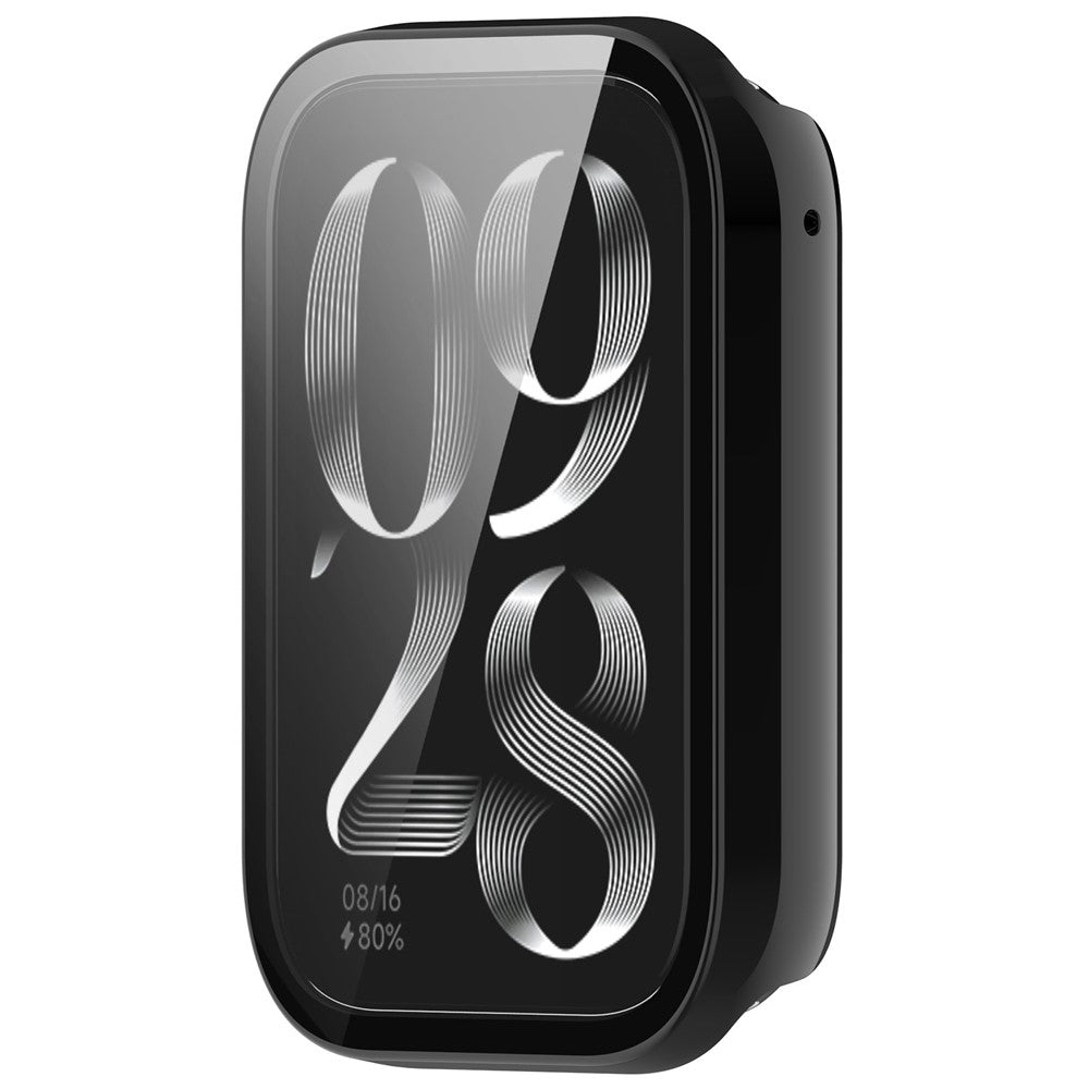 Til Xiaomi Smart Band 10 Pro (Ceramic Edition) Beskyttelsescover med hærdet glas skærmbeskytter PC-urcover