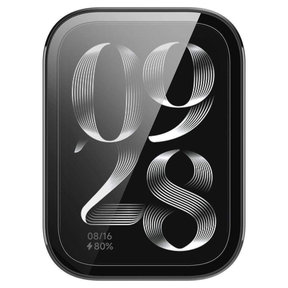 Til Xiaomi Smart Band 10 Pro (Ceramic Edition) Beskyttelsescover med hærdet glas skærmbeskytter PC-urcover