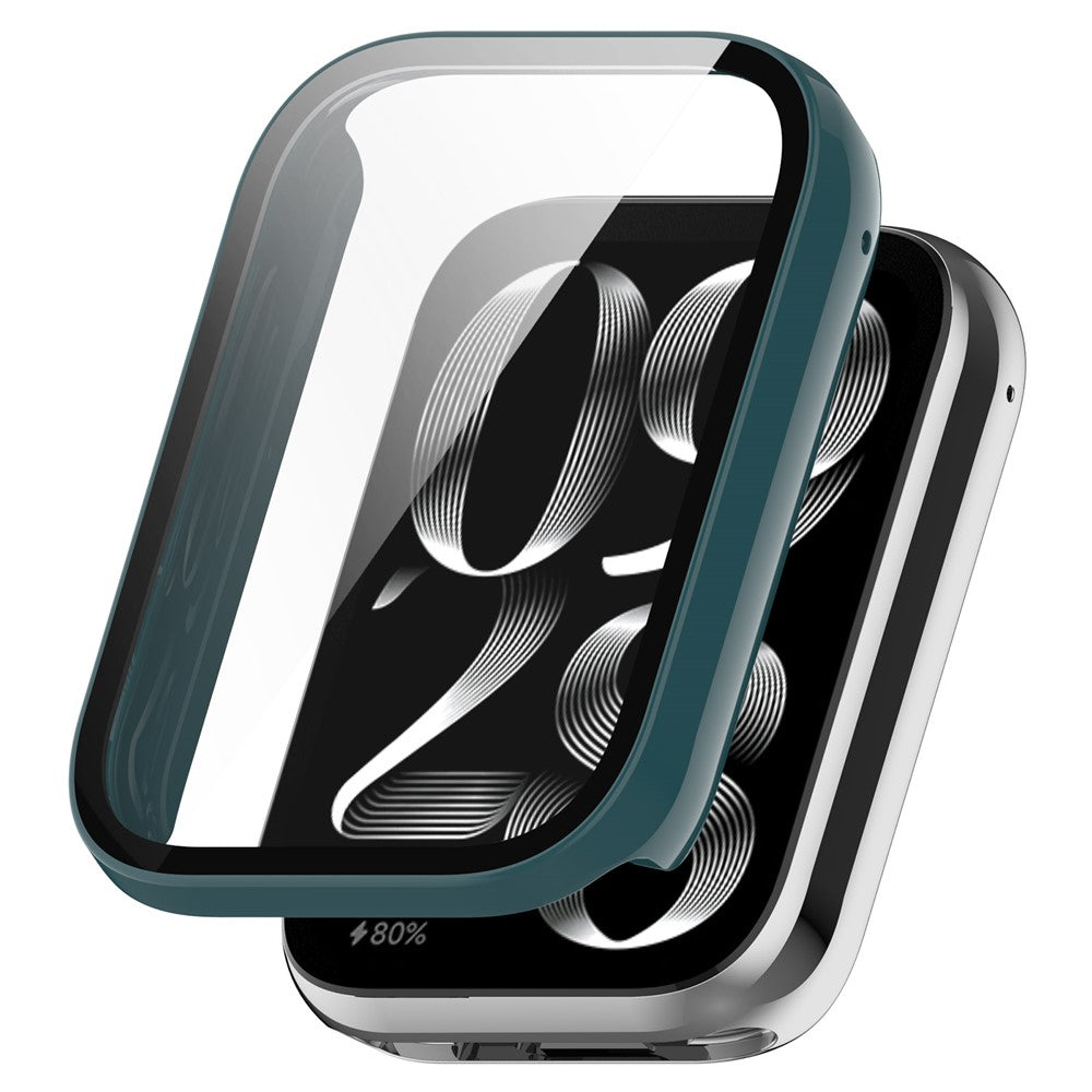 Til Xiaomi Smart Band 10 Pro (Ceramic Edition) Beskyttelsescover med hærdet glas skærmbeskytter PC-urcover