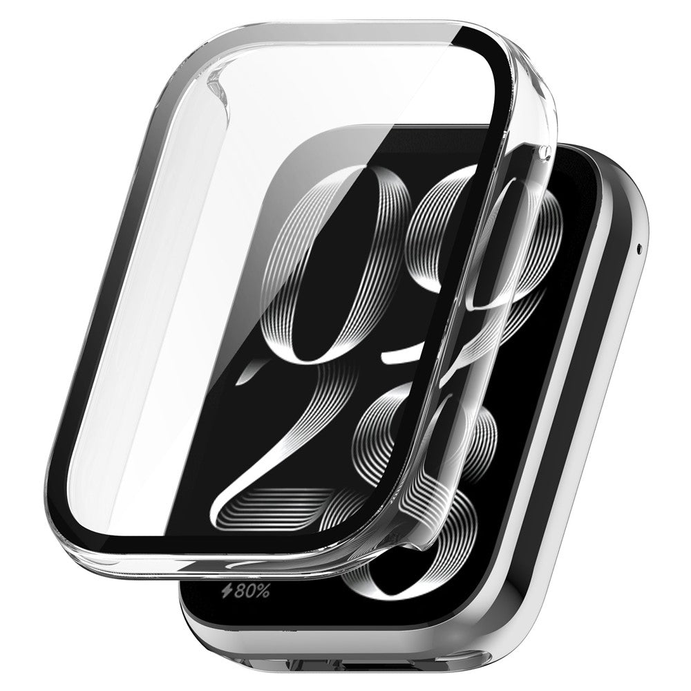 Til Xiaomi Smart Band 10 Pro (Ceramic Edition) Beskyttelsescover med hærdet glas skærmbeskytter PC-urcover