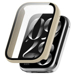 Til Xiaomi Smart Band 10 Pro (Ceramic Edition) Beskyttelsescover med hærdet glas skærmbeskytter PC-urcover