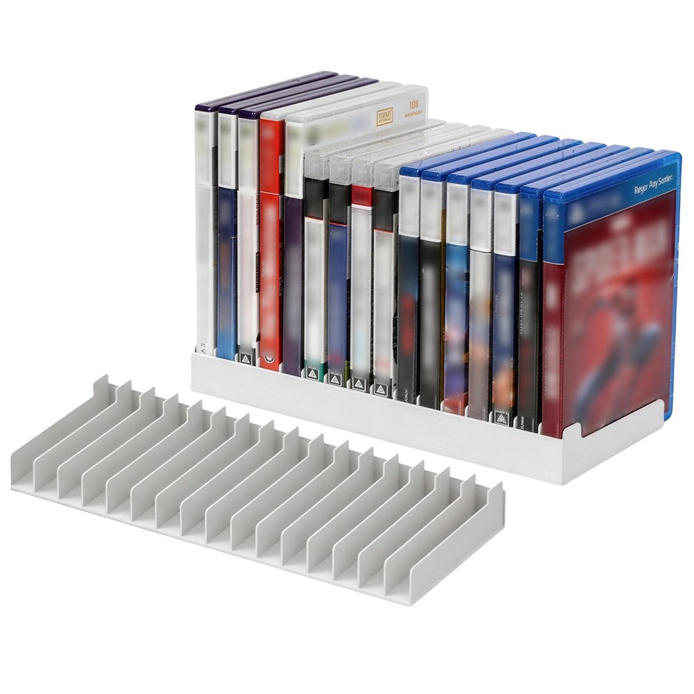 8026 16-i-1 spilskivelagerorganisator til PS5 / PS4 / Nintendo Switch Universal Disc Holder skrivebordsstativ
