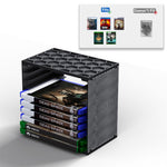 8056 2Pcs Game Disc Storage Tower DIY Modular for Nintendo Switch  /  PS5  /  PS4  /  Xbox Game Cartridge Organizer