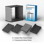 8056 2Pcs Game Disc Storage Tower DIY Modular for Nintendo Switch  /  PS5  /  PS4  /  Xbox Game Cartridge Organizer