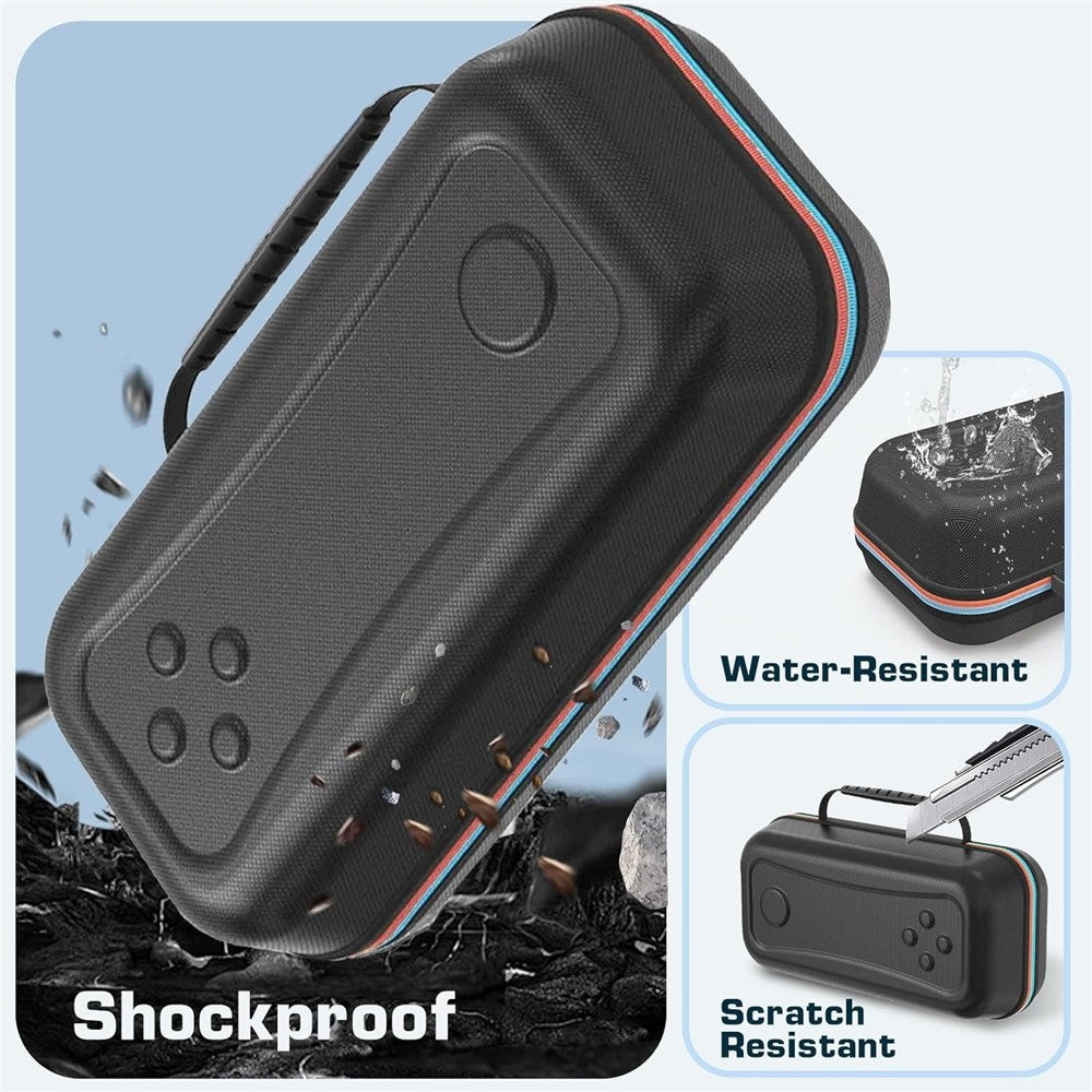 8028 EVA Hard Shell Bæretaske til Nintendo Switch 2 Alt-i-en Opbevaringsorganizer Spilkort Joy-Con Controller Stødsikker Rejsetaske