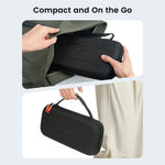 TRANSNOVO S73-011 Carrying Case for Nintendo Switch 2 Hard Shell EVA Travel Bag 24 Game Card Slots Protective Storage Pouch