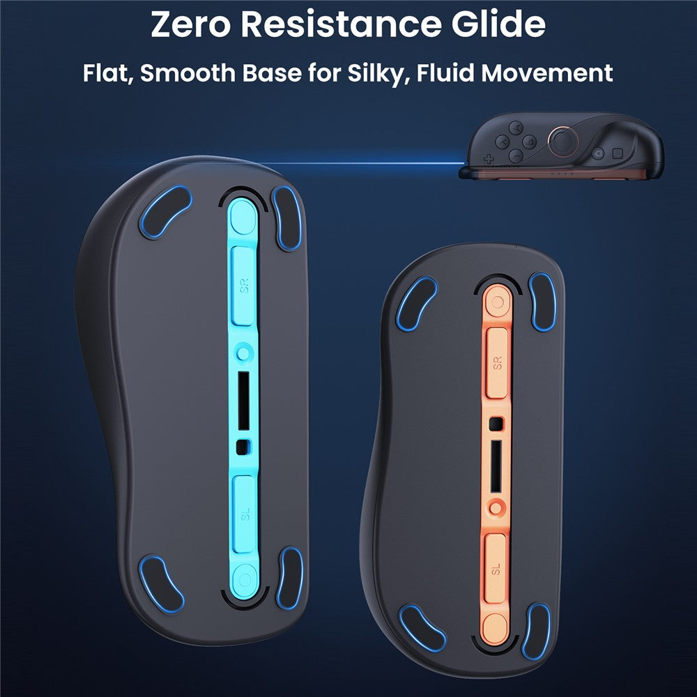 TRANSNOVO S73-014 2Pcs Controller Mouse Stand Grip for Nintendo Switch 2 Ergonomic Gaming Portable Mouse Dock Controller Stand
