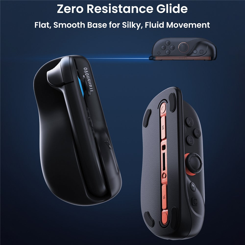 TRANSNOVO S73-014 2Pcs Controller Mouse Stand Grip for Nintendo Switch 2 Ergonomic Gaming Portable Mouse Dock Controller Stand