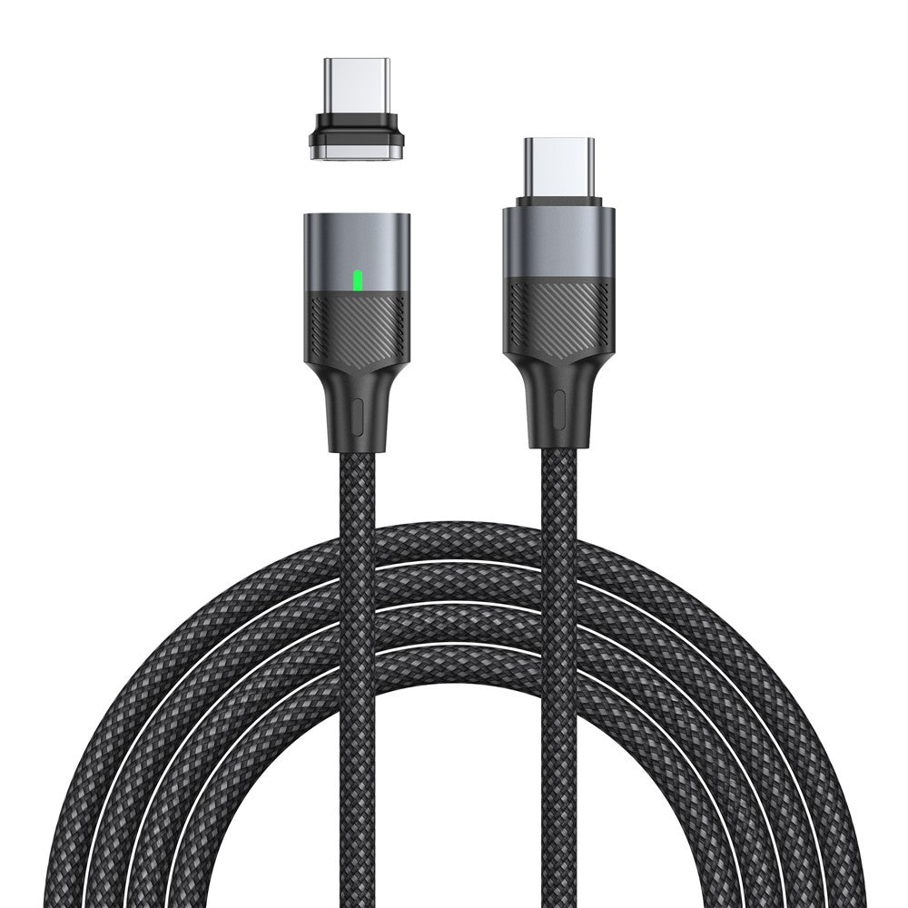 240W 1.2m Magnetic USB-C Cable 120Gbps Thunderbolt 5 Data Transfer Dustproof Type-C Charging Cable