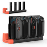 TRANSNOVO S73-013 For Nintendo Switch 2 4-Controller Charging Station with LED Indicator