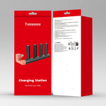 TRANSNOVO S73-013 For Nintendo Switch 2 4-Controller Charging Station with LED Indicator