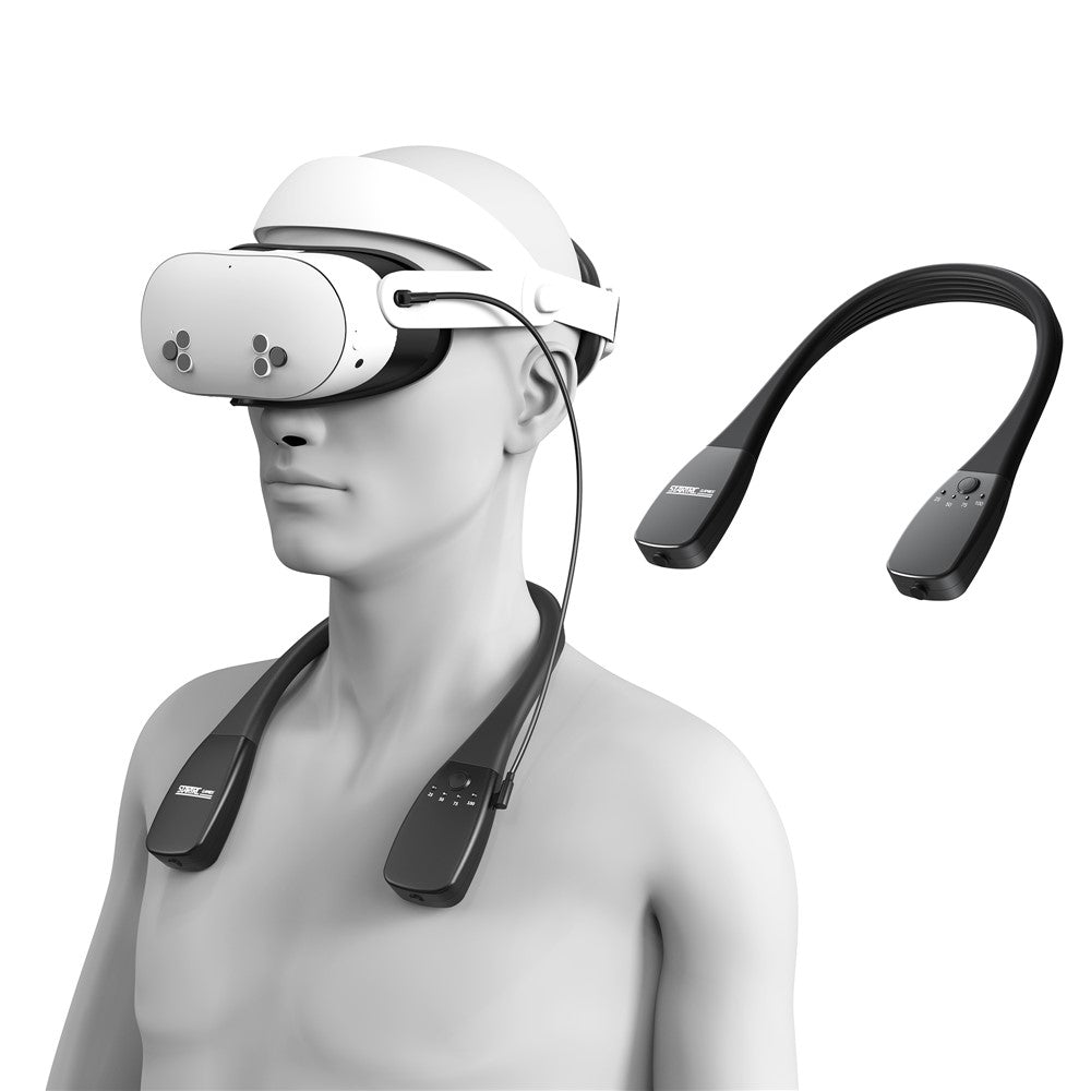 STARTRC GAMES 10000mAh Halsmonteret Power Bank til Meta Quest 3 / 3S / 2 / PICO 4 PD 18W Hurtigopladende VR Headset Batteripakke