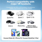 STARTRC GAMES 10000mAh Halsmonteret Power Bank til Meta Quest 3 / 3S / 2 / PICO 4 PD 18W Hurtigopladende VR Headset Batteripakke