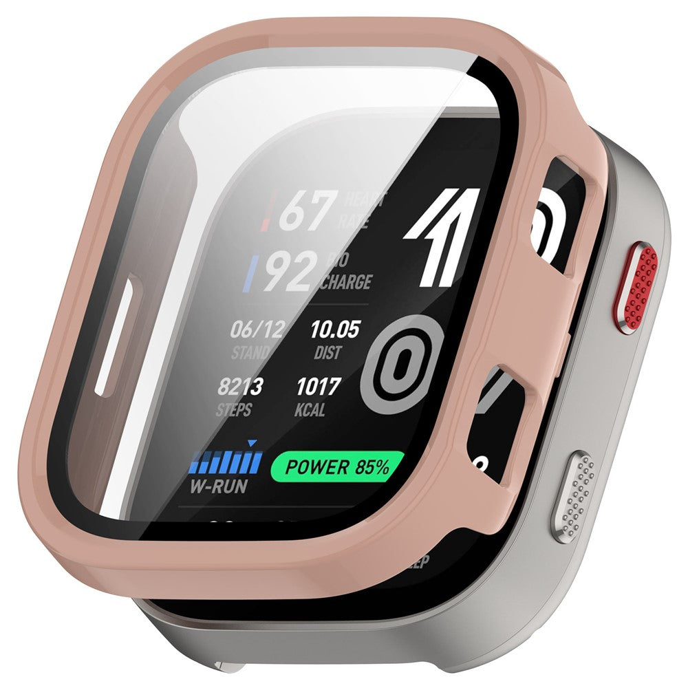 For Huami Amazfit Bip Max Hard PC Watch Case with Tempered Glass Screen Film