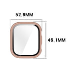 For Huami Amazfit Bip Max Hard PC Watch Case with Tempered Glass Screen Film