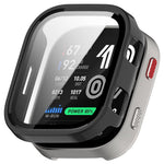 For Huami Amazfit Bip Max Hard PC Watch Case with Tempered Glass Screen Film