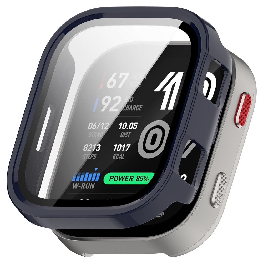 For Huami Amazfit Bip Max Hard PC Watch Case with Tempered Glass Screen Film