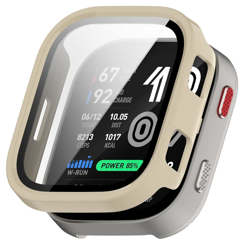 For Huami Amazfit Bip Max Hard PC Watch Case with Tempered Glass Screen Film