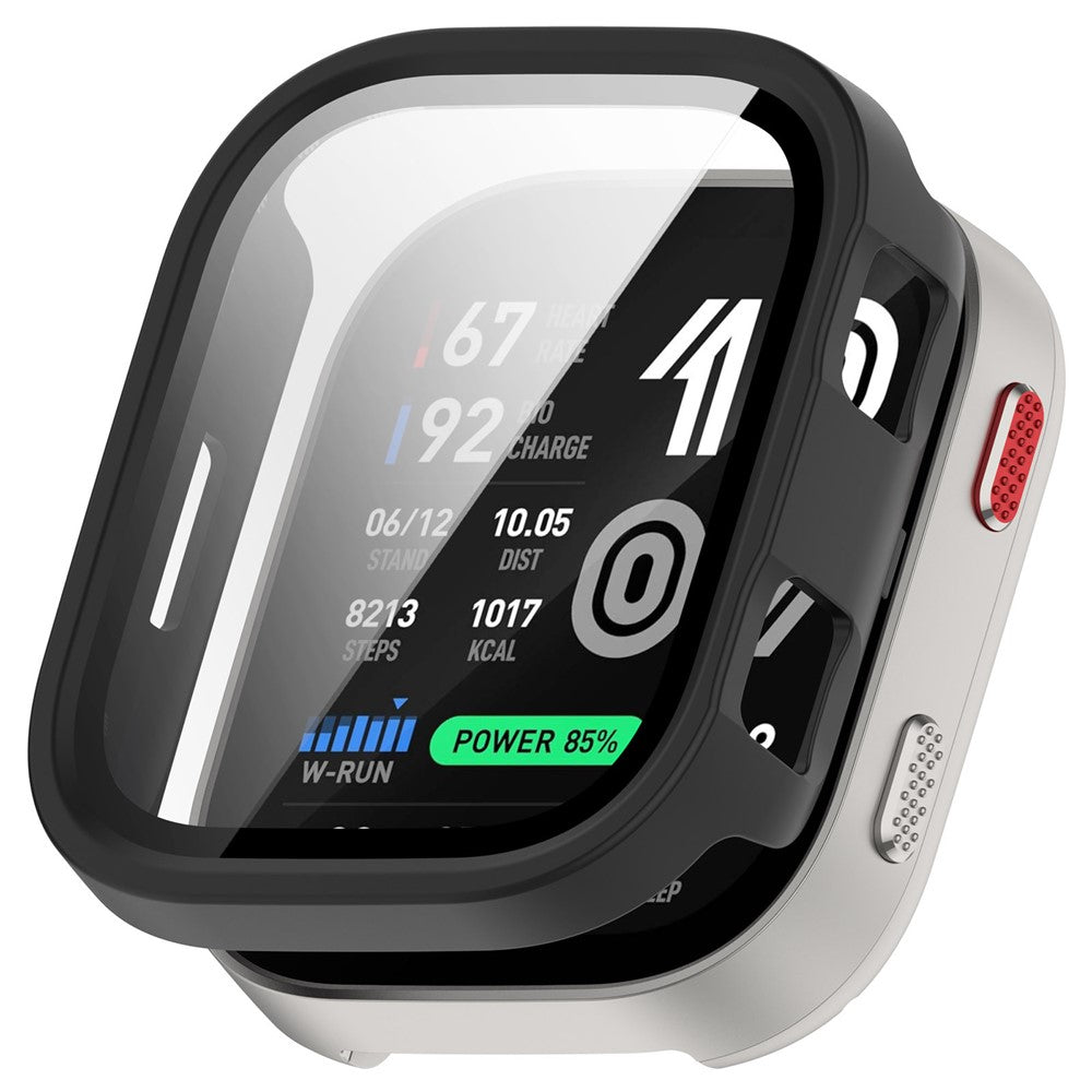 For Huami Amazfit Bip Max Hard PC Watch Case with Tempered Glass Screen Film