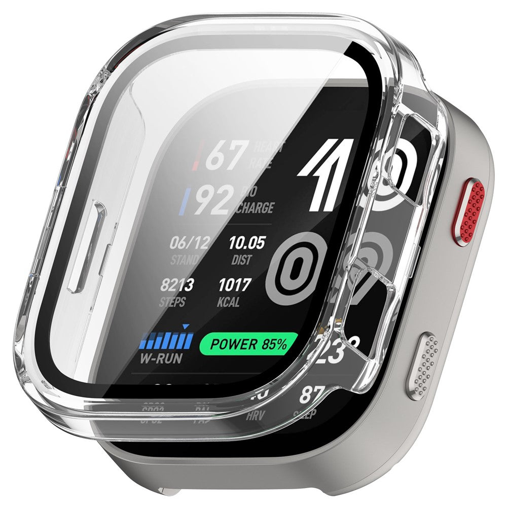 For Huami Amazfit Bip Max Hard PC Watch Case with Tempered Glass Screen Film